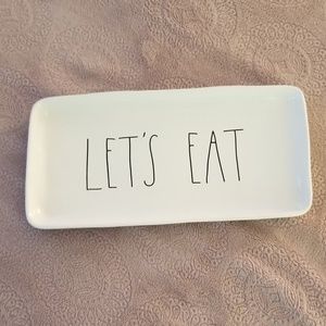 Rae dunn let eat LL platter